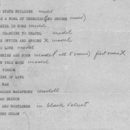 George White's Scandals...