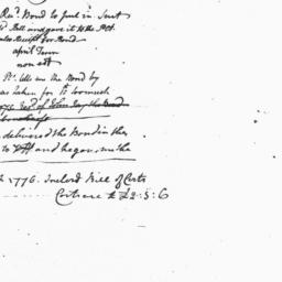 [Document, 1772 October 17 ...