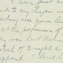 Letter: 1908 March 4