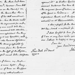 [Document, 1772 March 23]